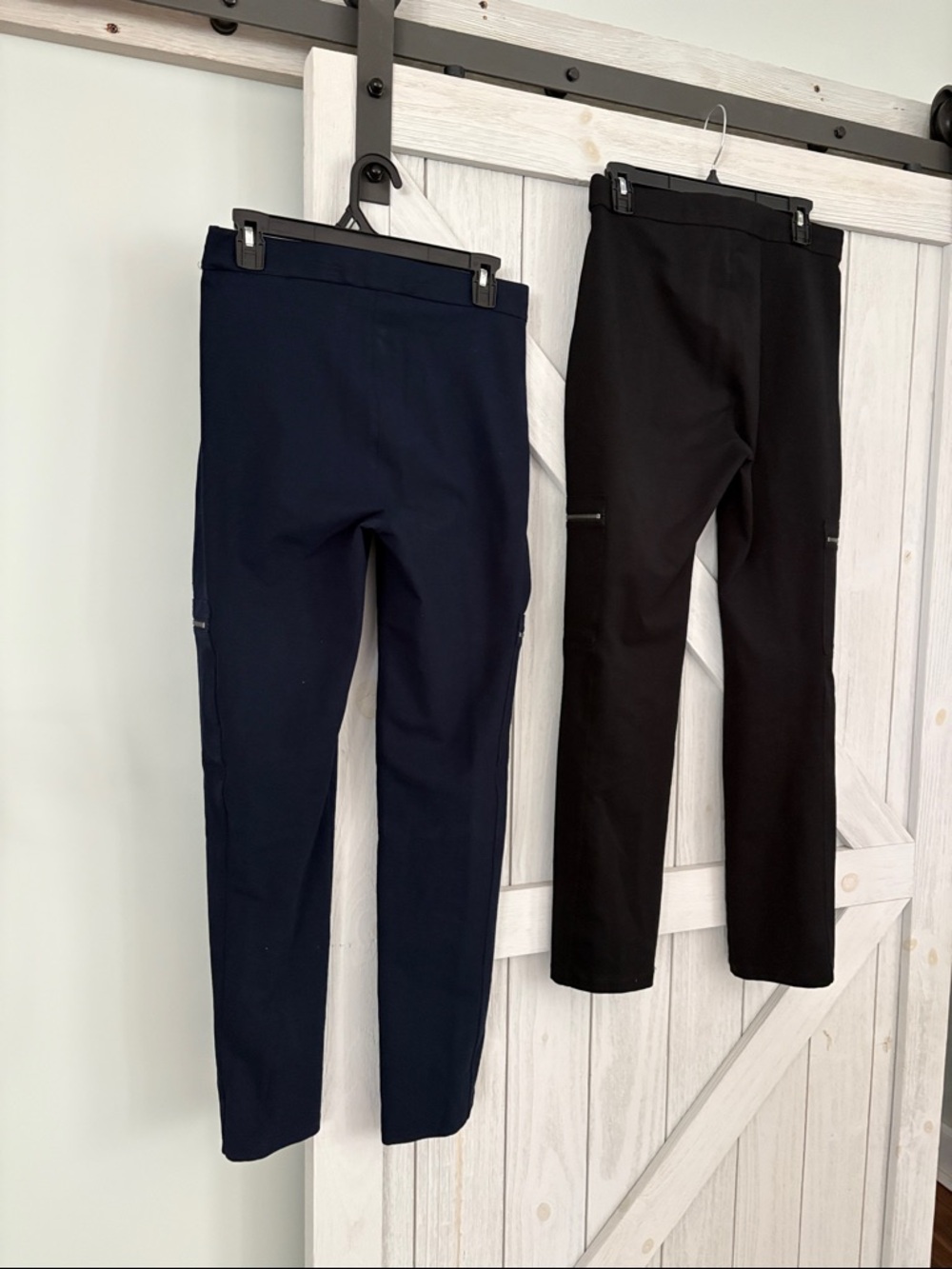 Susan Graver Weekend Pants in Black and Navy BUNDLE - Picture 2 of 4